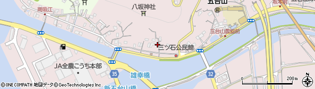 高知県高知市五台山3464周辺の地図