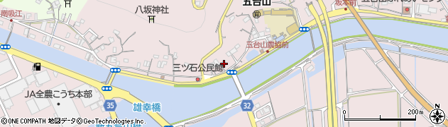 高知県高知市五台山3431周辺の地図