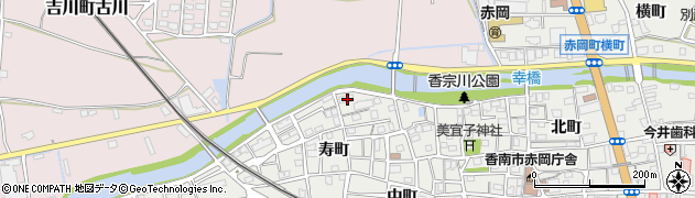 高知県香南市赤岡町元町62周辺の地図