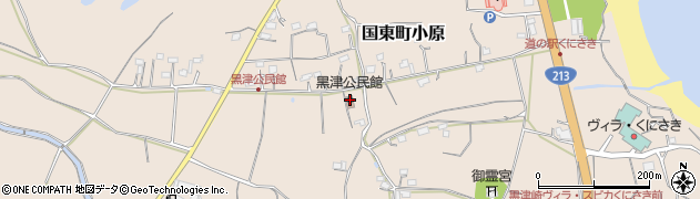 黒津公民館周辺の地図