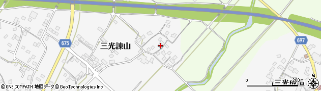 大分県中津市三光諌山824周辺の地図