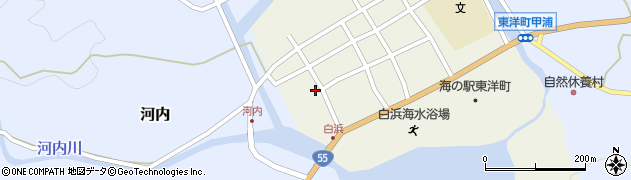 高知県安芸郡東洋町白浜123周辺の地図