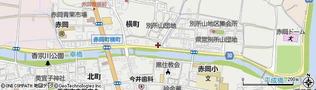高知県香南市赤岡町1313周辺の地図