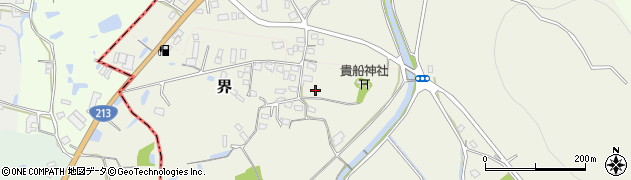 大分県豊後高田市界周辺の地図