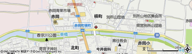 高知県香南市赤岡町1322周辺の地図