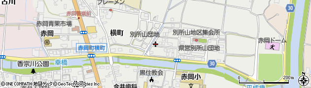 高知県香南市赤岡町別所山1412周辺の地図