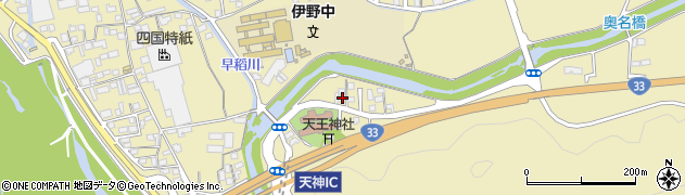 高知県吾川郡いの町6071周辺の地図