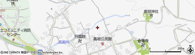 福岡県糸島市高祖周辺の地図