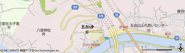 高知県高知市五台山3322周辺の地図