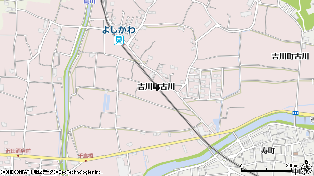〒781-5242 高知県香南市吉川町古川の地図