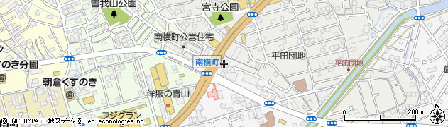 高知信用金庫朝倉支店周辺の地図