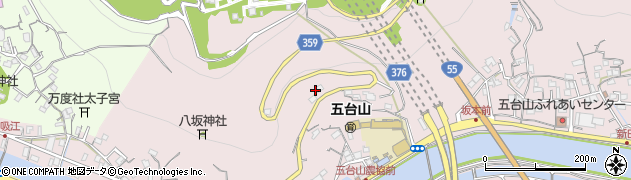 高知県高知市五台山4154周辺の地図