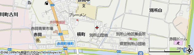 高知県香南市赤岡町別所山1406周辺の地図