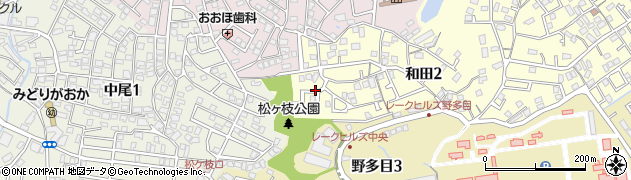 和田2号公園周辺の地図
