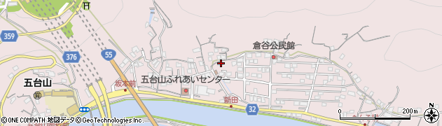 高知県高知市五台山2840周辺の地図