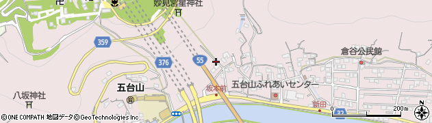 高知県高知市五台山3256周辺の地図