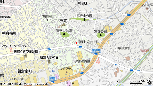 〒780-8076 高知県高知市朝倉東町の地図