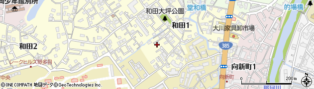 株式会社大橋花園周辺の地図