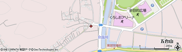 高知県高知市五台山2257周辺の地図