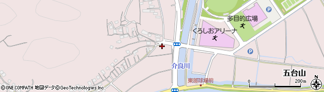 高知県高知市五台山2261周辺の地図