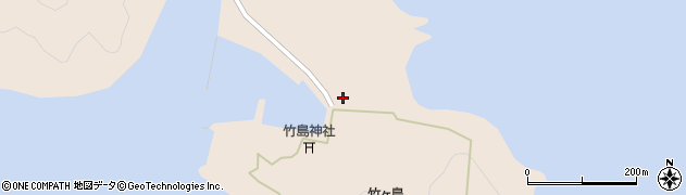徳島県海陽町（海部郡）宍喰浦（竹ケ島）周辺の地図