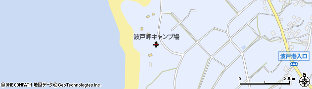 波戸岬キャンプ場周辺の地図