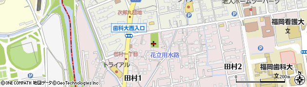 田村北公園周辺の地図