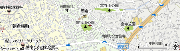曽我山児童遊園周辺の地図