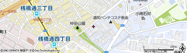 土佐ガス株式会社　北萩町オートガススタンド周辺の地図