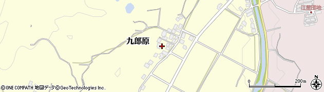 福岡県嘉麻市九郎原周辺の地図