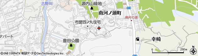 高知県高知市南河ノ瀬町周辺の地図