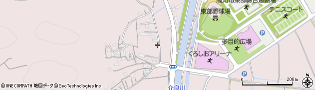 高知県高知市五台山2037-1周辺の地図