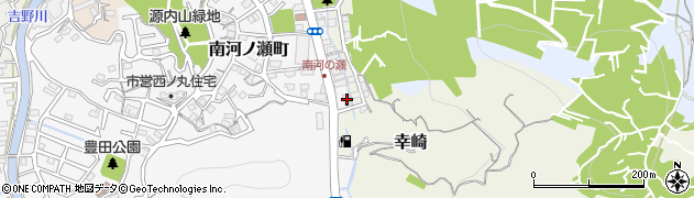 ファミリーマート高知南河ノ瀬店周辺の地図