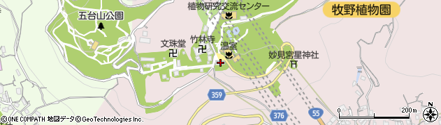 高知県高知市五台山3584周辺の地図