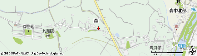 大分県豊後高田市森1088周辺の地図