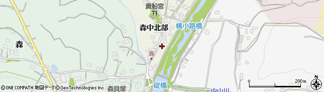 豊後河内郵便局 ＡＴＭ周辺の地図