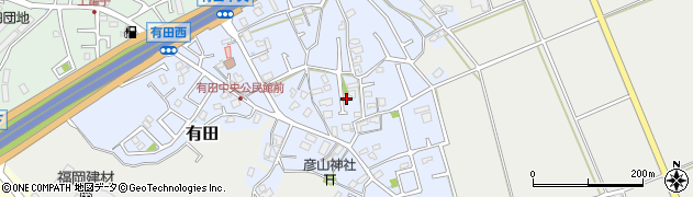 有田第7公園周辺の地図