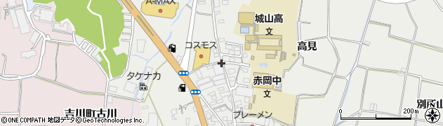 高知県香南市赤岡町1580周辺の地図