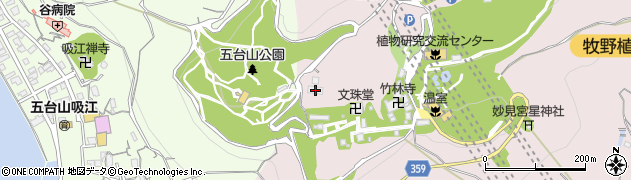 高知県高知市五台山4202周辺の地図