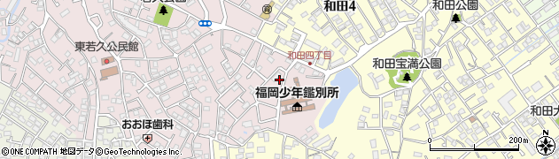 和田1号公園周辺の地図