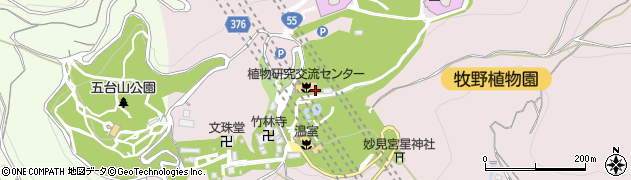 高知県高知市五台山3580周辺の地図