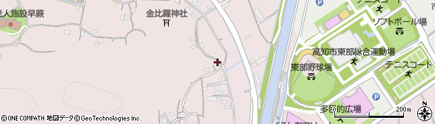 高知県高知市五台山2021周辺の地図