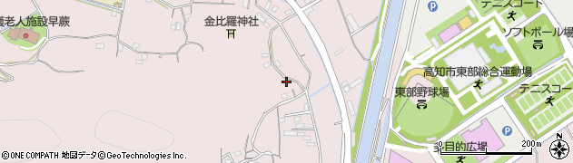 高知県高知市五台山2017周辺の地図
