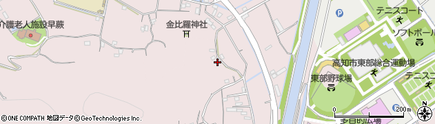 高知県高知市五台山2014周辺の地図