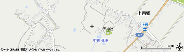 福岡県嘉麻市上西郷周辺の地図