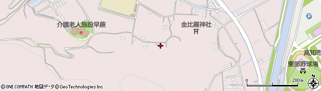高知県高知市五台山3819周辺の地図