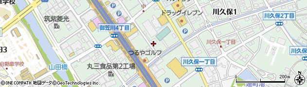 サンコーテクノ株式会社福岡支店周辺の地図