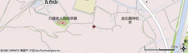 高知県高知市五台山3804周辺の地図