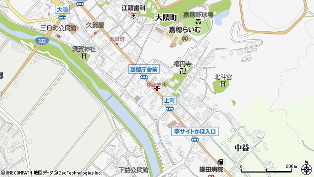 〒820-0302 福岡県嘉麻市大隈町（その他）の地図