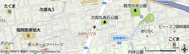 福岡県福岡市早良区次郎丸6丁目周辺の地図